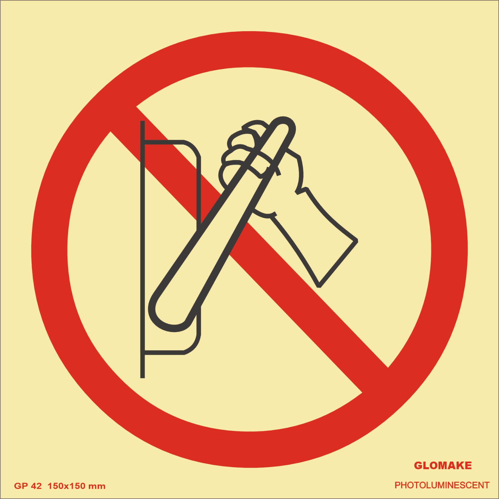 Do Not Handle Laboratory Glassware
OR
Handling Prohibited – Test Tubes (GP-42)